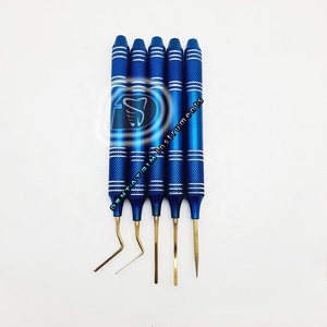 Jeu de périotomes dentaires flexibles Embouts dentaires en titane flexibles Periotomes d'extraction de racines avec logo personnalisé Instruments dentaires CE - Product Image 1