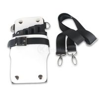Bolsa de herramientas de peluquería, estuche profesional para tijeras, bolsa de cintura de cuero sintético negro para herramientas de estilista, servicio OEM y ODM.