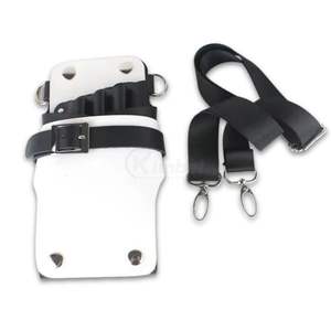 Pochette pour outils de coiffure, étui professionnel pour ciseaux, sac de ceinture en cuir synthétique noir pour outils de coiffeur, service OEM ODM - Product Image 5
