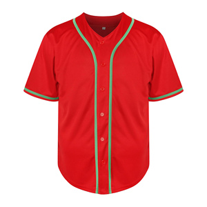 เสื้อเบสบอลโพลีเอสเตอร์น้ำหนักเบา ระบายอากาศได้ดี สีขาว สำหรับทีมทุกทีม แบบใหม่ เย็บสไตล์อเมริกัน ลดราคาพิเศษ - Product Image 1