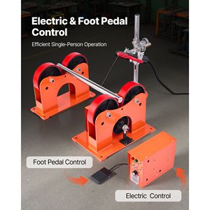 Rulli di Rotazione per Tubi e Serbatoi, Capacità di Carico 2205 Libbre, Diametro 24 Pollici, Regolabili, in PU, Usati, con Sistema di Collegamento - Product Image 6