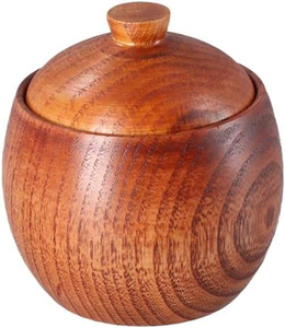 Boîte à épices en bois massif avec pot à épices, sucrier, boîte à poivre pour la remise des diplômes ou Noël, récipient à sel en bois - Product Image 4