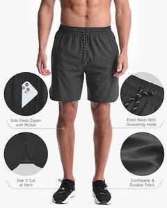 Shorts de sport décontractés pour hommes, séchage rapide, respirants, légers, pour la randonnée, l'athlétisme, les sports de plein air, entraînement, service OEM, logo - Product Image 5