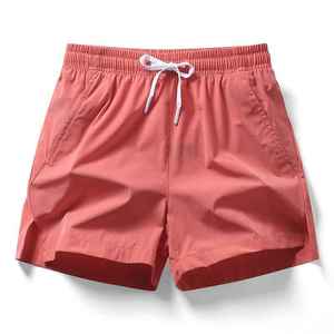 Summer Stylish Solid Casual Cotton Polyester <b>Quick</b> <b>Dry</b> Mid Waist Drawstring Beach <b>Shorts</b> Best Trending Regular Plain - Product Image 3