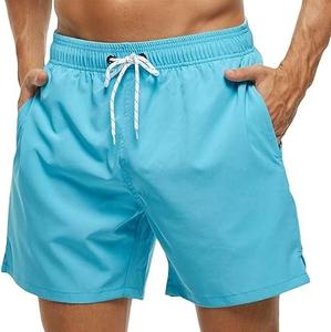 Shorts de Baño de Secado Rápido, Shorts de Playa de Malla para Hombre, Personalizados, de Poliéster y Algodón, Estilo Urbano, Deportivos Casuales, con Cordón Ajustable - Product Image 2