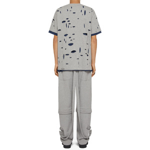 Camisetas de Felpa de Manga Corta para Hombre, Estilo Vintage, Ajustadas, Personalizadas al por Mayor, de Alta Calidad, 100% Algodón, Transpirables, Lavadas - Product Image 3