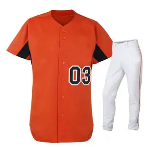 Uniformes de baseball pour hommes les plus vendus, uniformes de baseball personnalisés avec logo, vêtements d'équipe, uniformes de baseball à prix raisonnable, uniformes d'équipe - Product Image 5