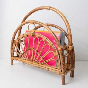 Decoración de escritorio para oficina, soportes para revistas de ratán, soportes de alta calidad, estantes para almacenamiento de periódicos y libros - Product Image 2