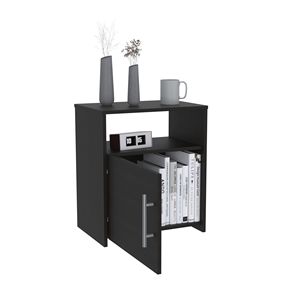 Comodino Cuarzz One Cabinet con finitura nero wengue - Product Image 6