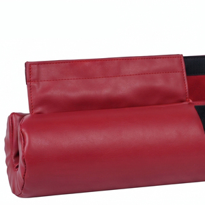 Almohadillas para Pesas de Cuero Rojo Antideslizantes, Protección para Hombros, para Entrenamiento de Sentadillas, Barra de Acero de Aleación de 1.8M y 20KG, Uso Comercial - Product Image 4