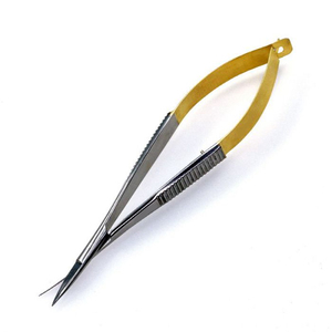 Ciseaux de beauté en acier inoxydable à lames courbées pour manucure, coupe des cils et soin des cuticules - pour droitiers - Product Image 6