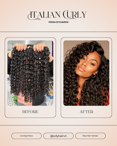 Colección Cloudy Hair, Paquetes de Cabello Humano Doble Trama, Cutícula Alineada, Cabello Virgen Vietnamita Sin Procesar, Rizado, 100g - Product Image 4