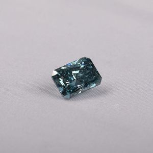 Diamante Suelto para Joyería Premium Unisex, Corte Radiante, 1 Quilate, Azul Fantasía, VVS2 VS1, Cultivado en Laboratorio con Certificación IGI CVD - Product Image 3