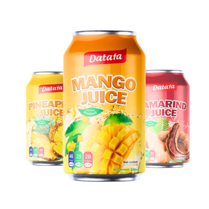 Jus de mangue faible en gras avec pulpe 330ml |   Fournisseur de boissons aux jus de fruits naturels OEM |   Marque privée |   Option faible en sucre - Product Image 1