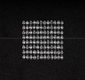 Diamant de laboratoire ovale 5,0 x 3,5 mm, couleur fantaisie, blanc, percé au laser, taille antique unique, pour la fabrication de bijoux, Om Gems - Product Image 1