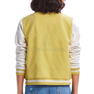 <b>Lightweight</b> Breathable Letterman <b>jacket</b> Custom Made New Style Letterman <b>Jacket</b> For <b>Women</b> Made In Pakistan - Product Image 2