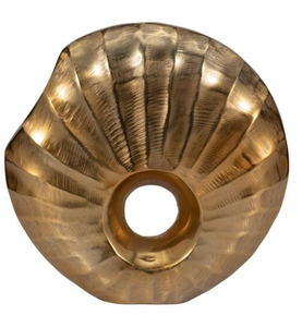 Textured <b>Vase</b> Shiny Gold Decorative <b>Vase</b> New Shape <b>Vase</b> Textured Modern European Design Home Decorative Fancy Metal Flower <b>Vase</b> - Product Image 3