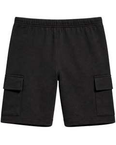 Pantalones Cortos Cargo Negros para Hombre, Cintura Elástica con Cordón, Estilo Casual Urbano, con Bolsillos Laterales, Pantalones Cortos de Verano, Fabricante OEM - Product Image 6