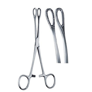 Pince à éponges à anneau en acier inoxydable réutilisable pour une manipulation sécurisée des éponges, gazes et pansements - Product Image 4