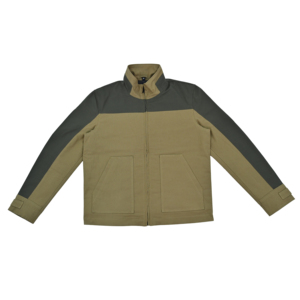 Chaqueta Acolchada de Lona para Hombre, Corte Slim, Diseño con Bloques de Color, Cuello Alto, Cierre de Cremallera, Resistente al Viento, Ropa Casual de Invierno - Product Image 2