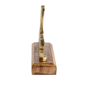 Letrero Decorativo Metálico para el Hogar con Base de Madera, Adorno de Mesa para Sala de Estar, Dormitorio, Oficina, Decoración del Hogar - Product Image 1