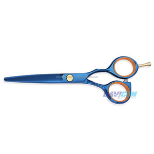 Tijeras de peluquería con revestimiento de titanio azul, instrumentos de belleza - Product Image 2