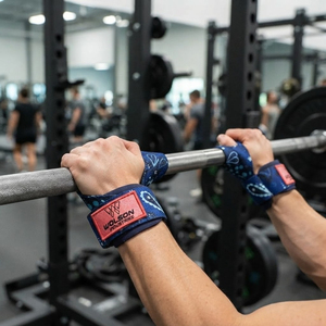 Sangles de poignet en néoprène confortables, légères et respirantes pour l'haltérophilie, l'entraînement de force, les soulevés de terre, les rameurs et les tractions en salle de sport - Product Image 2