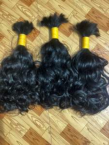 Cabello Remy del Sur de la India sin procesar para extensiones de cabello humano, 100 gramos, proveedor líder de fábrica - Product Image 4