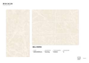 Losa de Porcelana de Gran Formato de Lujo, 600x1200mm, 60x120cm, 24x48 Pulgadas, Superficie Decorativa Tallada para Paredes y Pisos de Diseño - Product Image 2