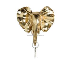 Crochet mural en laiton simple coulé Crochet de support multifonctionnel Meilleure qualité Animal avait visage Crochet mural en métal solide à prix raisonnable - Product Image 3