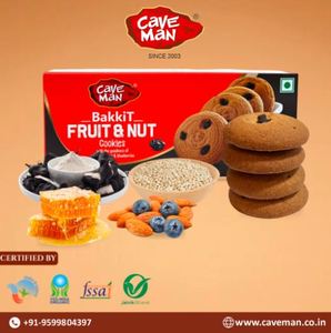 Biscuits au millet aux fruits et aux noix Caveman Bakkit sans gluten - Product Image 1