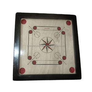Superior Wooden Carrom Board Traditional Design for Engaging <b>Family</b> & Club <b>Matches</b> Available In Multiple Design And Sizes - Product Image 6