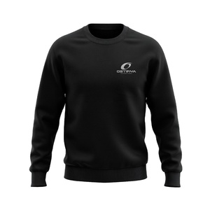 Sweat-shirt Homme Oversize en Coton Lourd 100% Coton pour l'Automne, avec Fermeture Éclair Frontale, Tissu Tricoté de Haute Qualité, Imprimé - Product Image 1