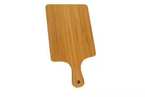 Planche à découper en bois naturel avec poignée intégrée et trou de suspension, écologique, forme rectangulaire, passe au lave-vaisselle - REHMAN CRAFT - Product Image 4
