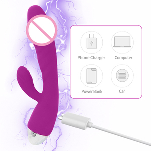 MEIPER 360 Degree Rotation Super Big Dildo <strong>Rabbit</strong> Ear <strong>G</strong> <strong>Spot</strong> 10 Vibrating <strong>Rotating</strong> Pink <strong>Rabbit</strong> <strong>Vibrator</strong> for Women - Product Image 4