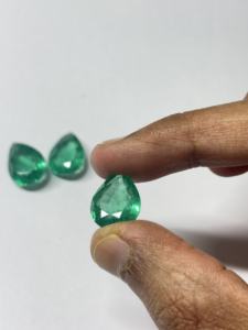 Venta al por Mayor de Gemas Sueltas de Cristal Sintético Creado en Laboratorio, Corte Radiante, Cambio de Color, para Joyería, Esmeralda - Product Image 4