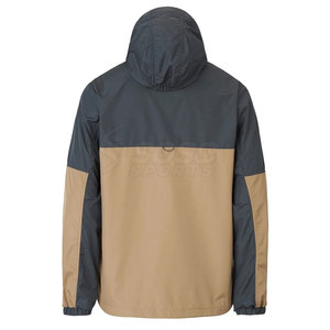 Trendy Waterproof <b>Windbreaker</b> Jacket Adjustable Hood Front Logo Perfect Streetwear Sports <b>Camping</b> Daily Outdoor Fashion Winter - Product Image 2