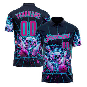 เสื้อโปโลมีกระดุมเสื้อปาเป้าพิมพ์ลายดิจิตัลแบบกำหนดเอง - Product Image 1