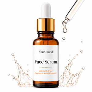 Private Label AHA BHA Hyaluronic Acid Vitamin C <b>Face</b> Serum Wholesale Bulk OEM/ODM - Product Image 1