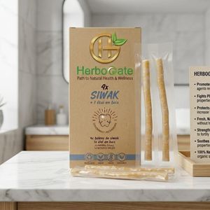 ไม้สีวัก (Siwak/Miswak) แพ็ค 12 ชิ้น ผลิตภัณฑ์ทำความสะอาดช่องปากจากธรรมชาติ พร้อมคุณประโยชน์การทำความสะอาดแบบดั้งเดิม เพื่อลมหายใจสดชื่น ฟันสุขภาพดี - Product Image 2