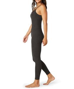 ชุดบอดี้สูทผู้หญิงคุณภาพสูงสั่งทำพิเศษ ดีไซน์เซ็กซี่ ยืดหยุ่นได้ กระชับรูปร่าง แขนกุด ยาวเต็มตัว สีเทาเข้ม - Product Image 4