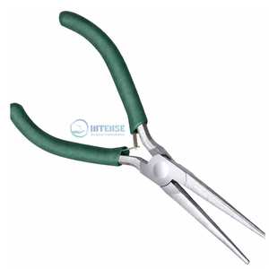 Alicates de Punta Fina de Acero Inoxidable de 4-5 Pulgadas INTENSE SURGICAL INSTRUMENTS con Mango Ergonómico para Joyería y Trabajo con Alambre - Product Image 1