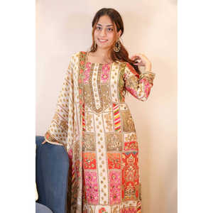 Hermosa parte superior e inferior de ropa de fiesta con Conjunto elegante de tamaño Dupatta XL - Product Image 2