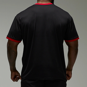 เสื้อยืดคอลเลคชั่นใหม่ปี 2026 คอวี ทรงโอเวอร์ไซส์ สำหรับออกกำลังกายและฝึกซ้อม ผ้าฝ้าย 100% 200 GSM เสื้อฮิปฮอปน้ำหนักเบา - Product Image 6