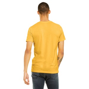 Camiseta de Cuello Redondo para Hombre, de Algodón, Lisa, de Manga Corta, Diseño de Punto para Serigrafía, Uso Casual, Corte Regular, Elegante - Product Image 2
