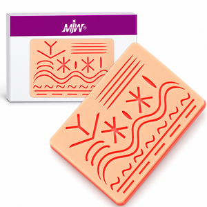 Almohadilla de Sutura MJW 27 para Estudiantes de Medicina — Máxima Variedad para Entrenamiento Avanzado en Sutura para Estudiantes y Aprendices de Medicina - Product Image 1
