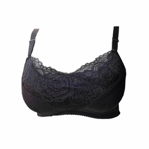 European Style Plus Size Lace Bra With Wire Wholesale Comfort and Lift Floral Bra Decoration Breathable High Support Underwear - Product Image 1