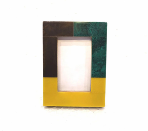 FAIZA CRAFT Handmade Multi Color Decorative Photo <b>Frame</b> India Customized Resin Inlay Personalized UV Printed Wall <b>Mount</b> Keepsake - Product Image 2