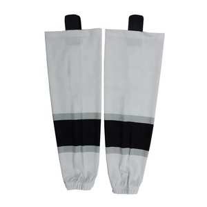 Chaussettes de hockey sur glace pour équipe, professionnelles, polyester/coton, 220g, durables, séchage rapide, respirantes, écologiques, OEM, entraînement, adulte, unisexe - Product Image 1