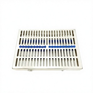 Cassettes de stérilisation pour instruments dentaires, ciseaux de lifting facial et des sourcils, râpes, pinces, ensemble de 25 pièces en acier inoxydable chirurgical - Product Image 5